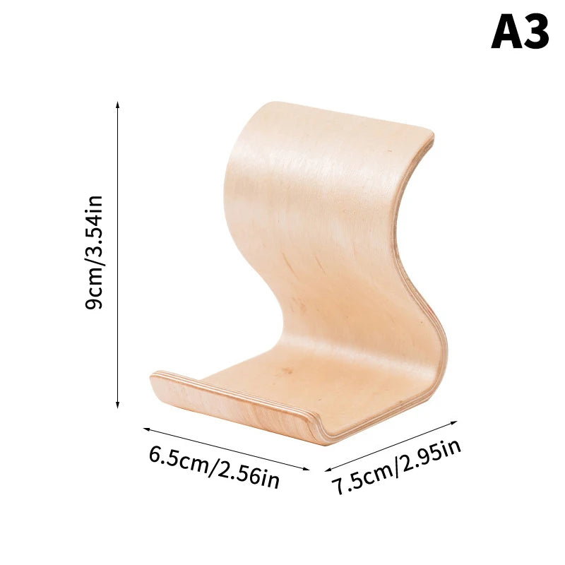 Multifunctional Solid Wood Desk Holder