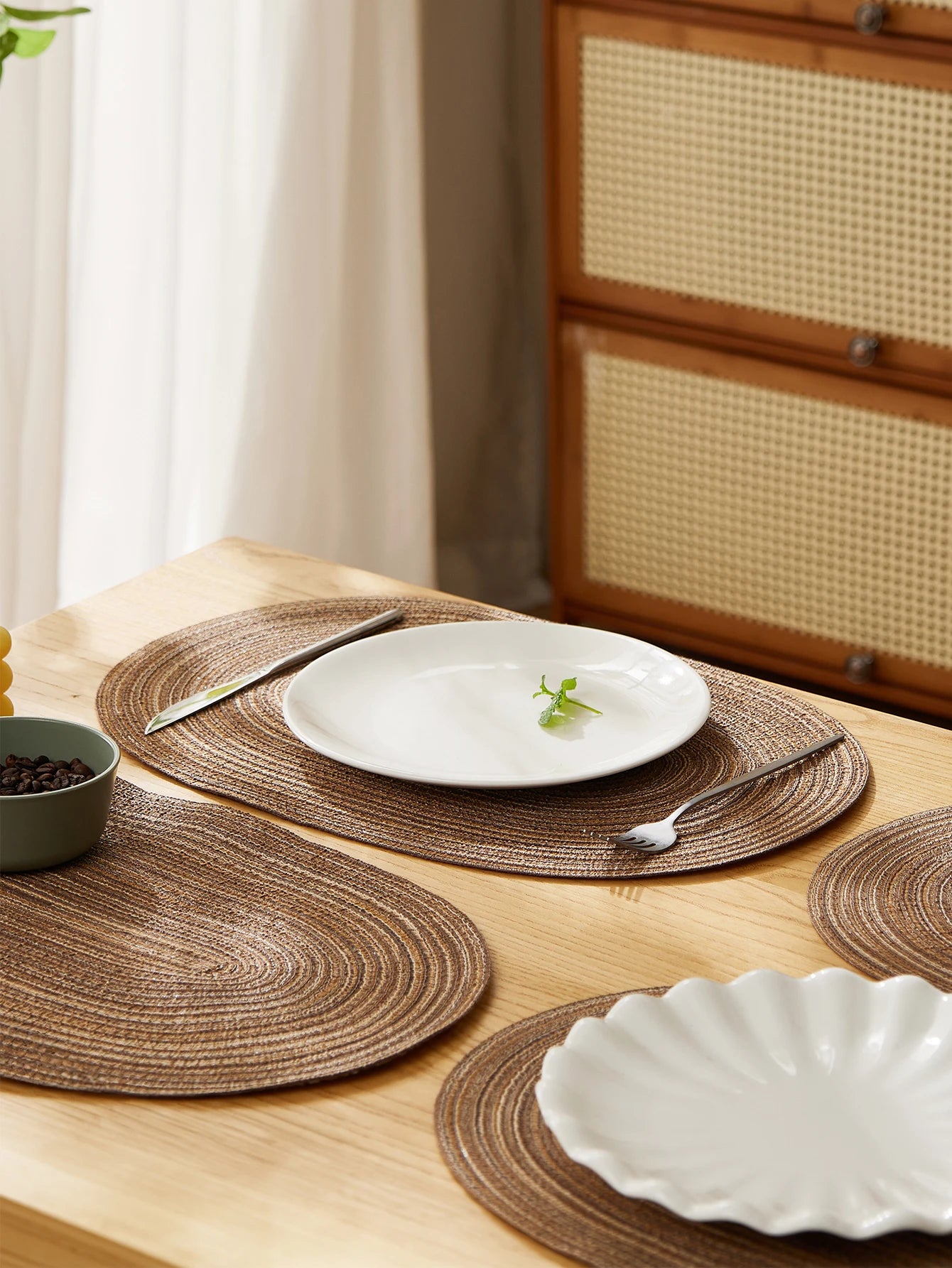 Cotton Braided Non-Slip Table Mats