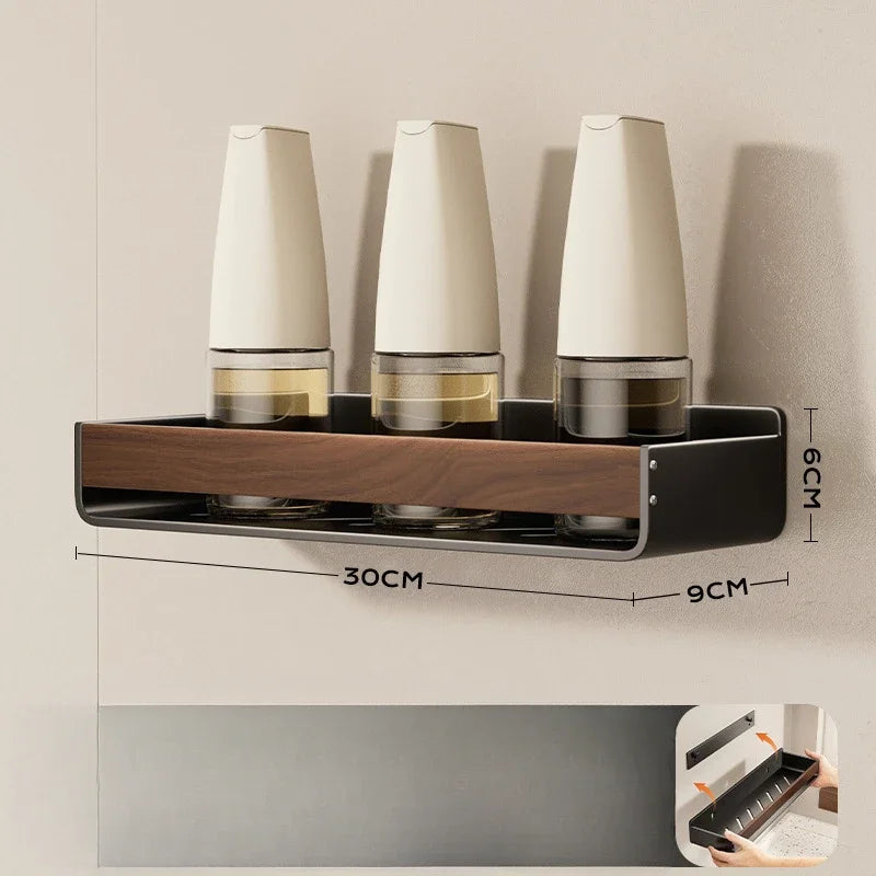 Stainless Steel Wall Spice Rack