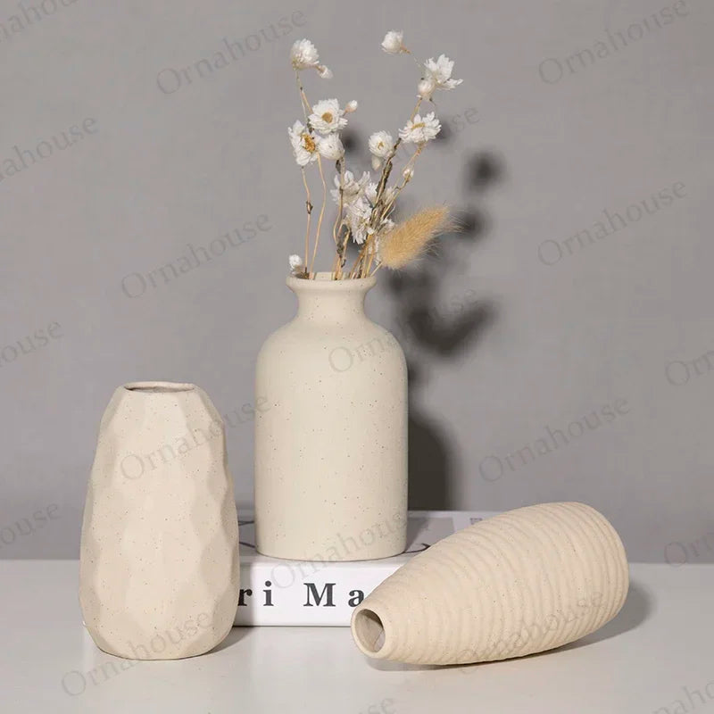 Nordic Flower Ceramic Vase