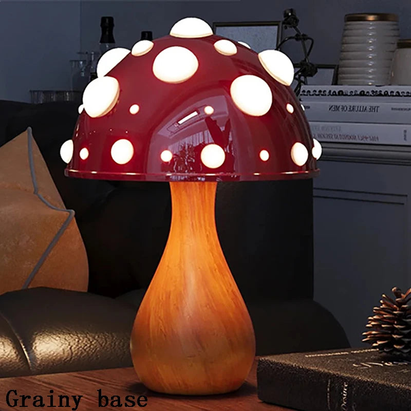 Tricolored Mushroom Lamp
