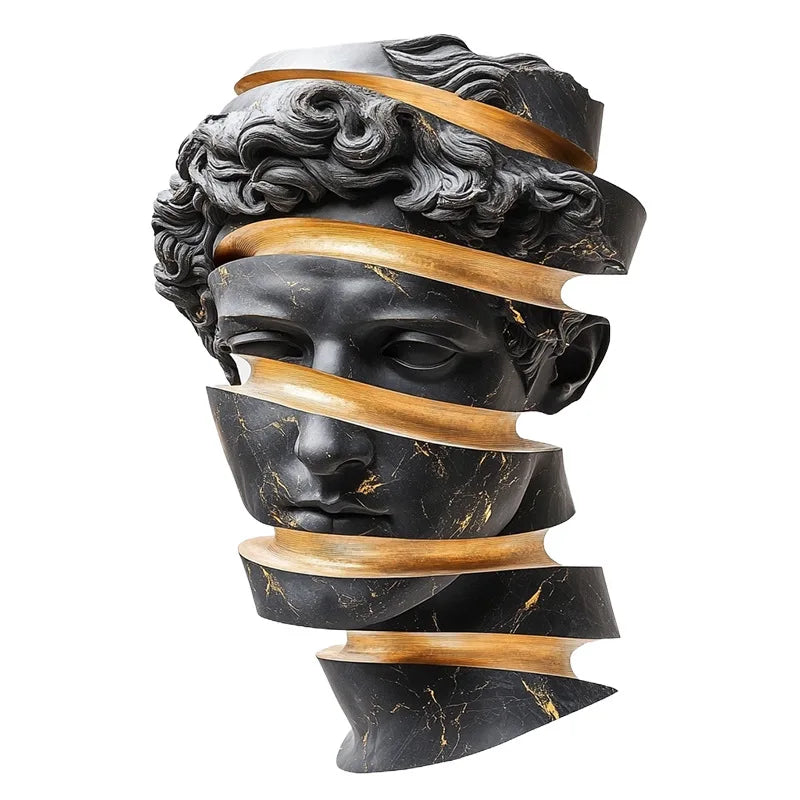 Golden Figurine Display Ornament