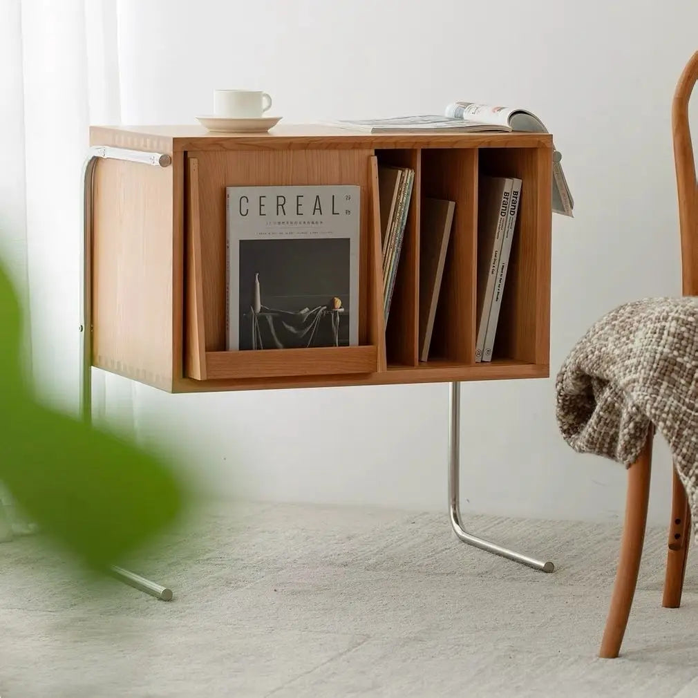 Wood Magazine Cabinet