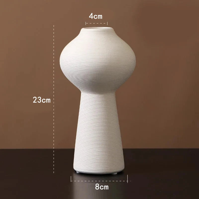 Minimalist Zen Ceramic Art Vase
