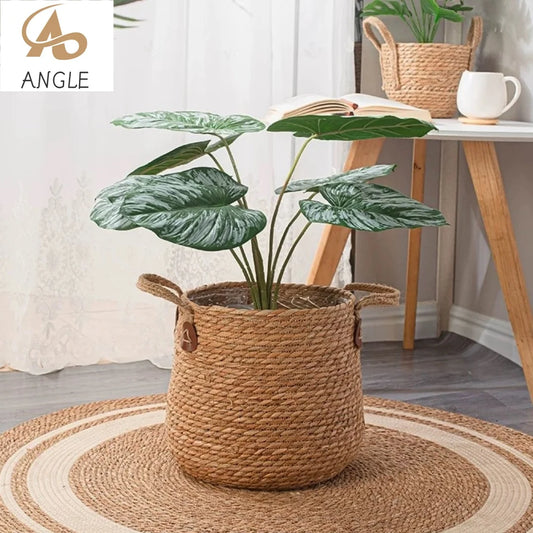 Handwoven Wicker Planter Basket