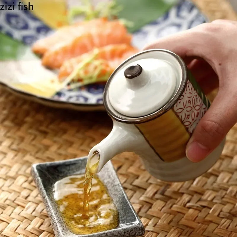 Japanese Ceramic Seasoning Storage