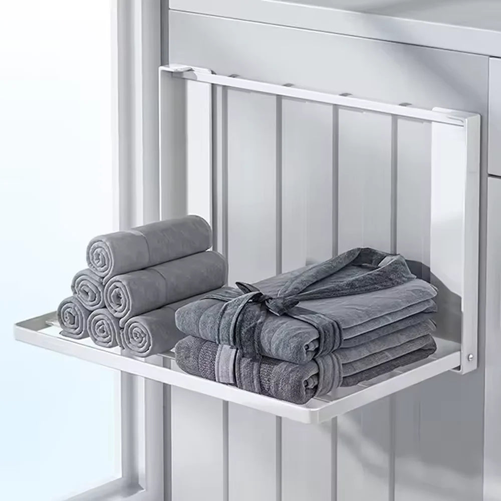 Magnetic Space Saving Laundry Shelf