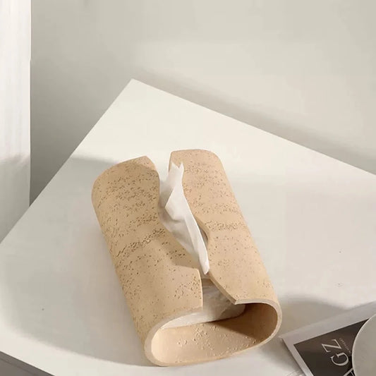Resin Tissue Box by Elegant Cave Stone delivers durable, waterproof luxury for any rooms, with a compact, stylish design, perfect for small spaces; shop now.
