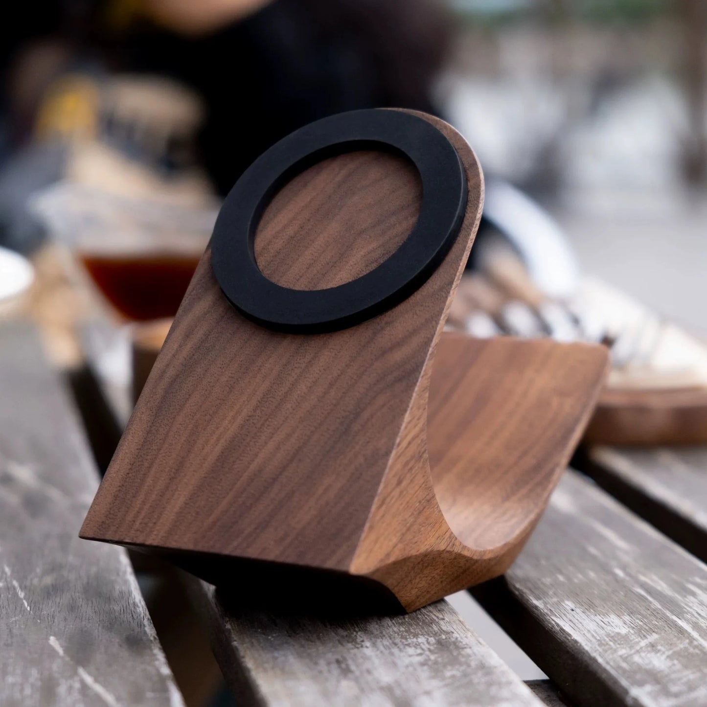 Solid Wood Magnetic Phone Holder