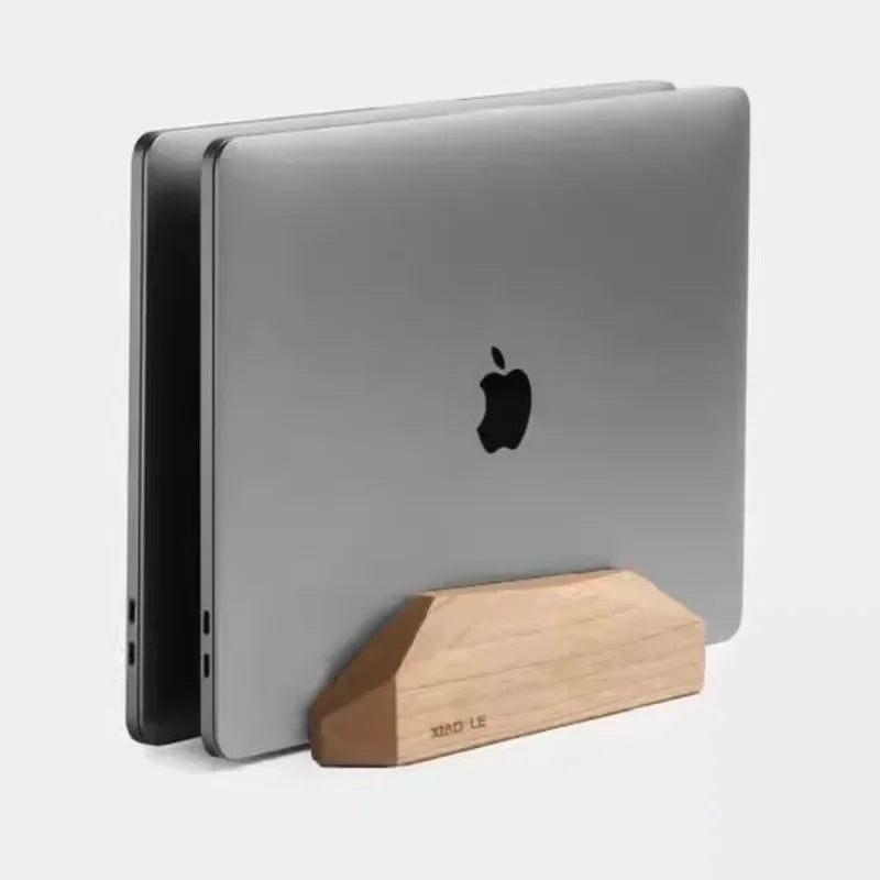Solid Wood Dual Layer Laptop Stand