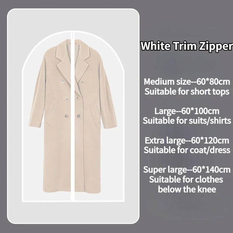 Clear Garment Bag Dustproof Storage