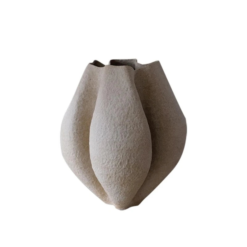 Handcrafted Geometric Irregular Vase