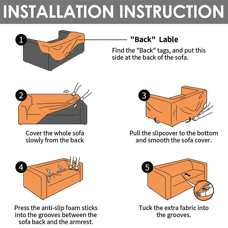 Non Slip Stretchable Sofa Cover