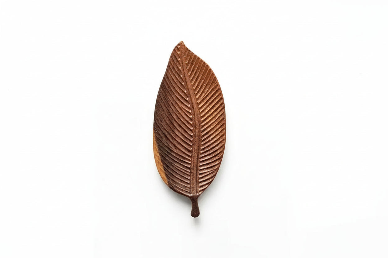 Eco Friendly Walnut Leaf Tray