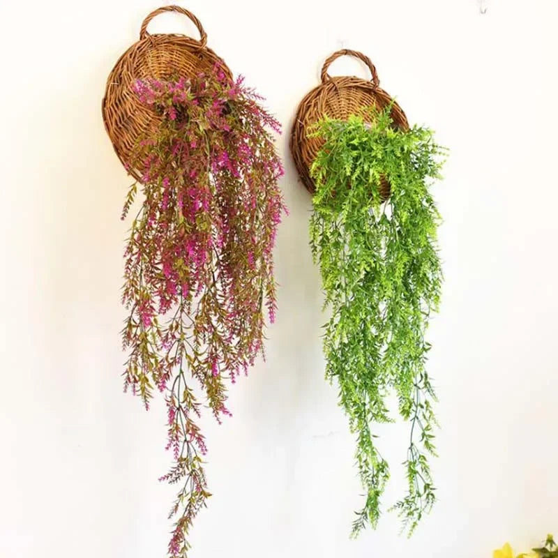 Handmade Wicker Wall Mounted Planter