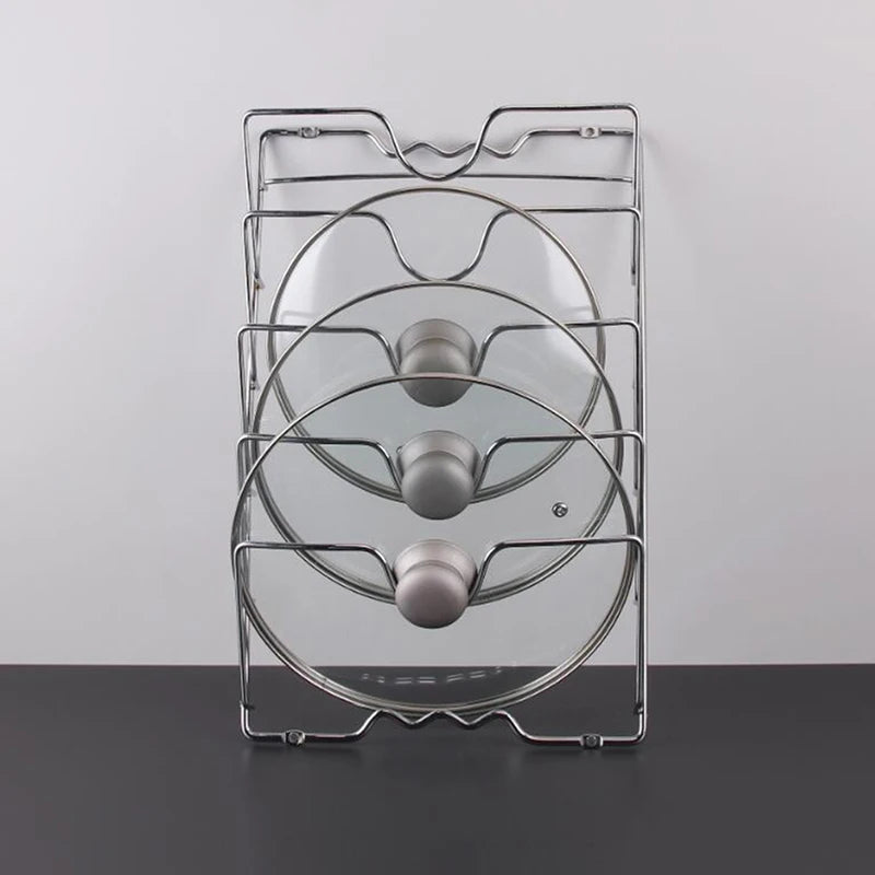 Stainless Steel Pot Lid Rack