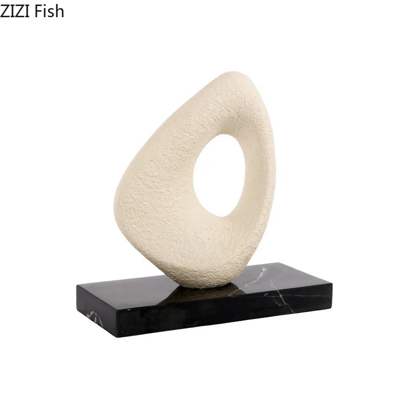 Resin Sculptural Desk Ornament
