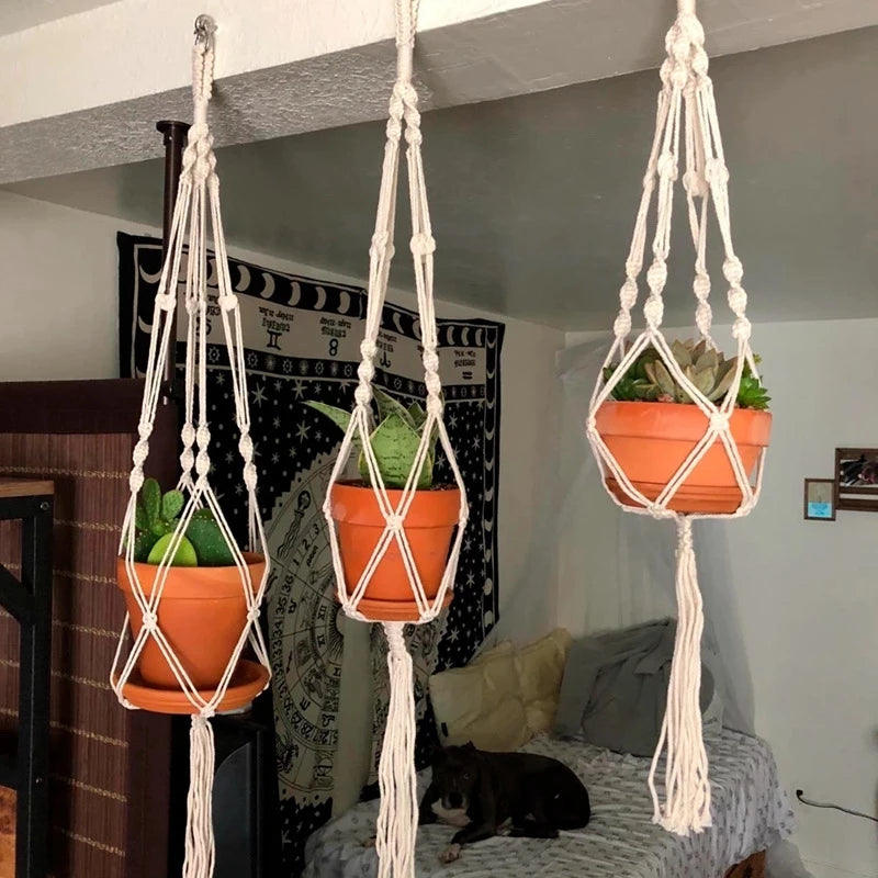 Hanging Macrame Plant Holder