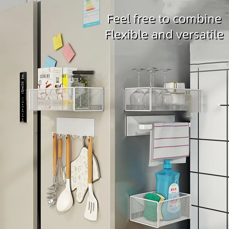 Magnetic Wall Mounted Fridge Organizer