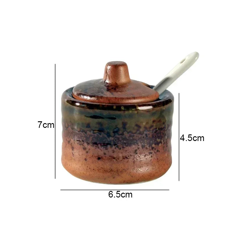 Multifunctional Ceramic Seasoning Jars