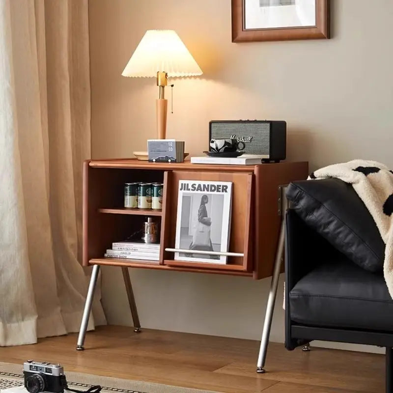 Wood Magazine Cabinet
