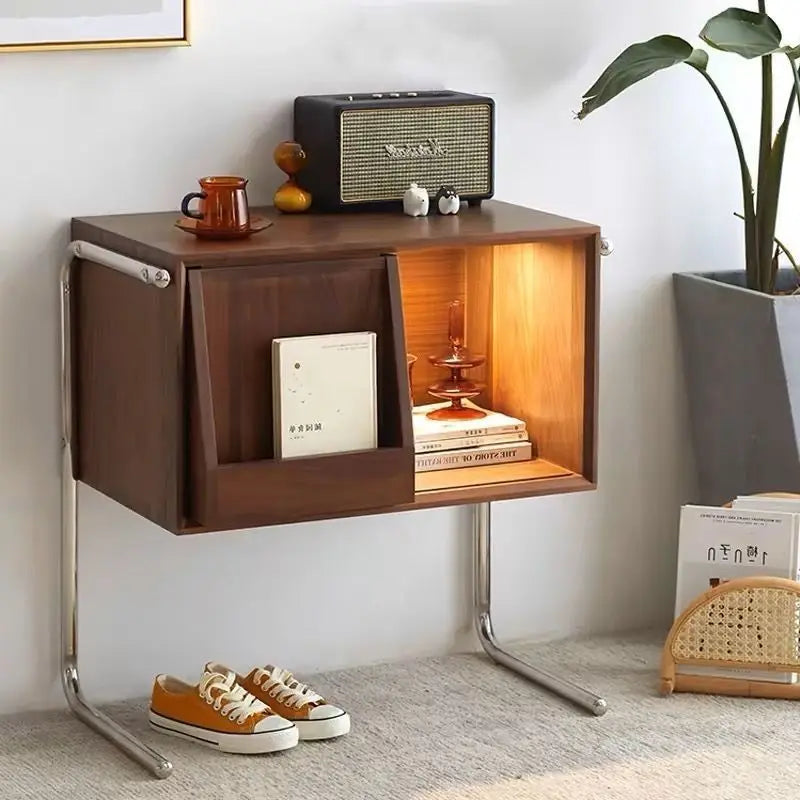 Wood Magazine Cabinet