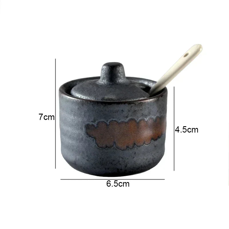 Multifunctional Ceramic Seasoning Jars