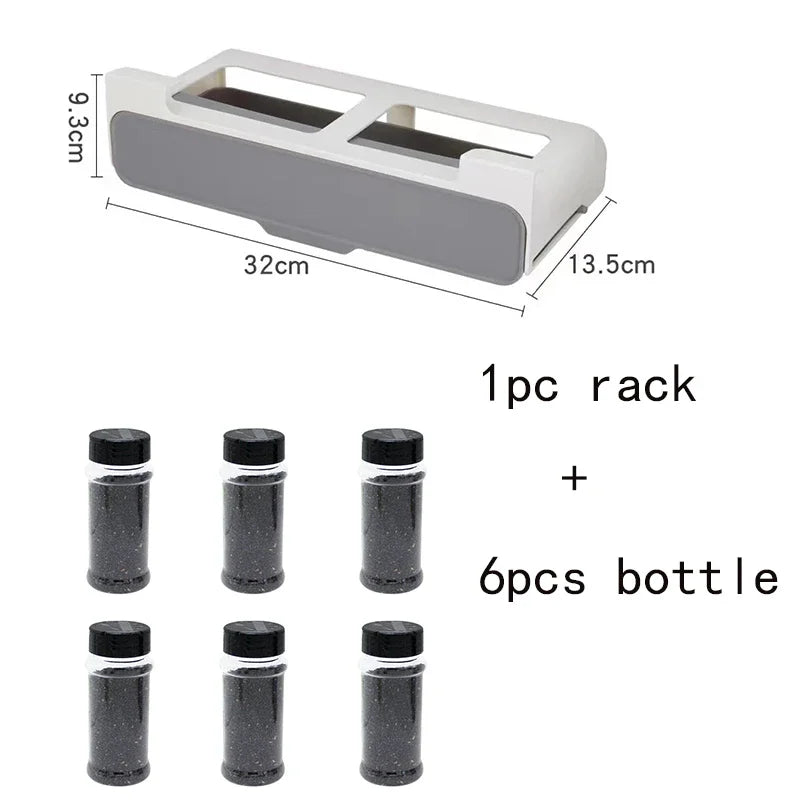Self-Adhesive Spice Rack Organizer