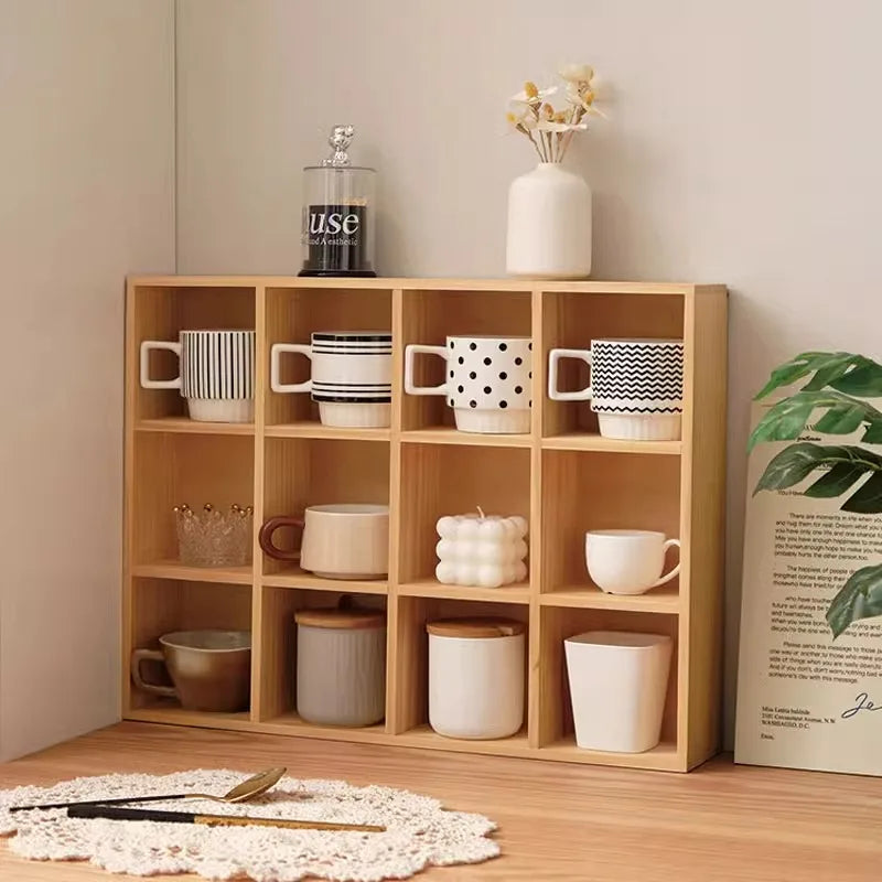 Mug Display Stand boosts space efficiency by organizing mugs, tea sets, and cups in solid New Zealand pine, adding stylish decor for daily use - buy today.