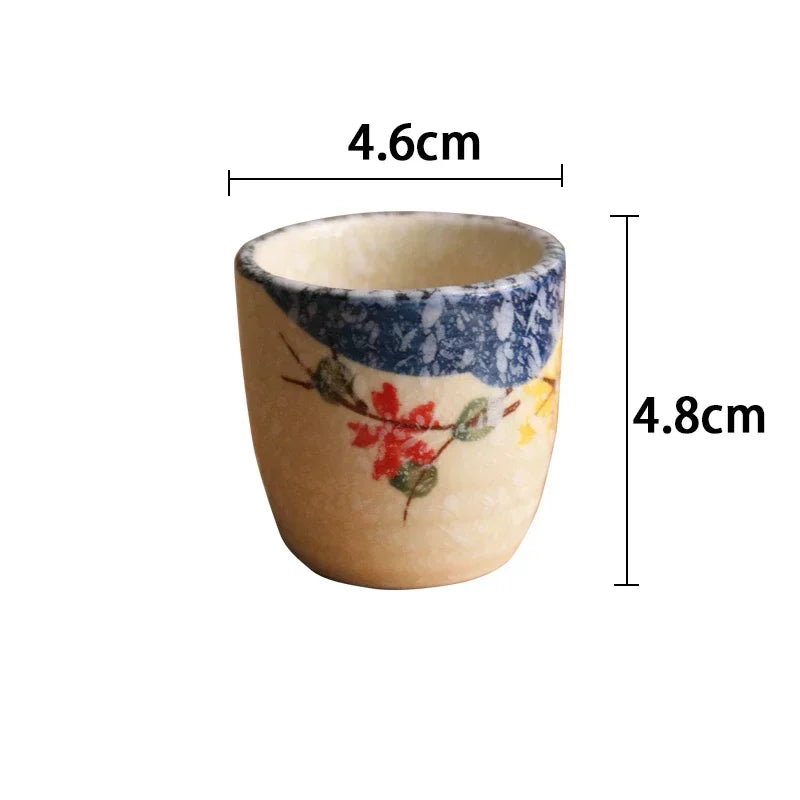 Japanese Ceramic Sake Cup Set