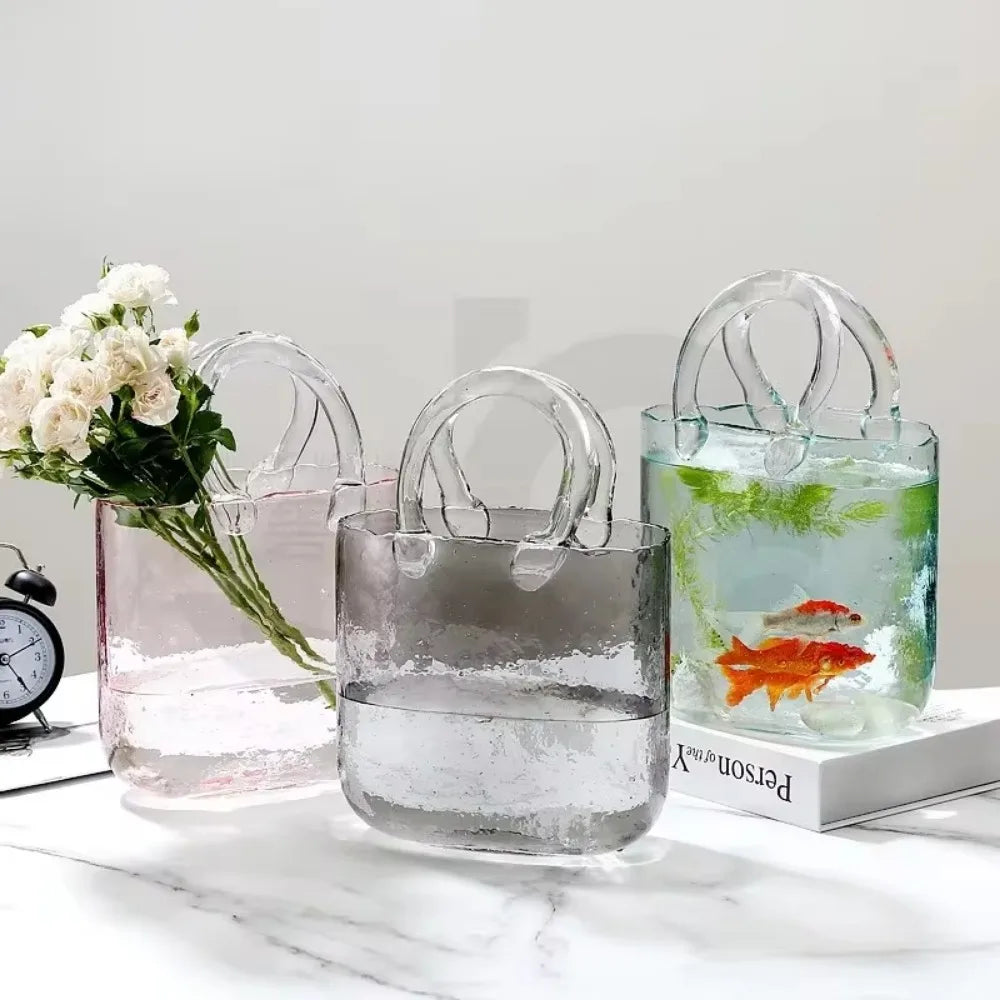 Handbag Glass Vase