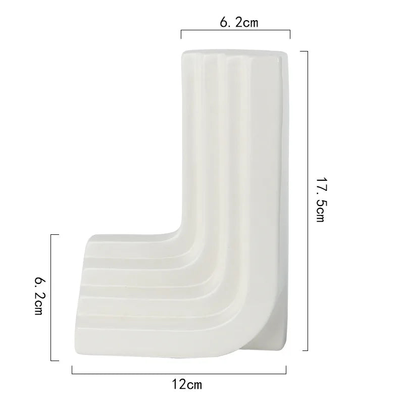 Nordic Ceramic Bookends for Home Office