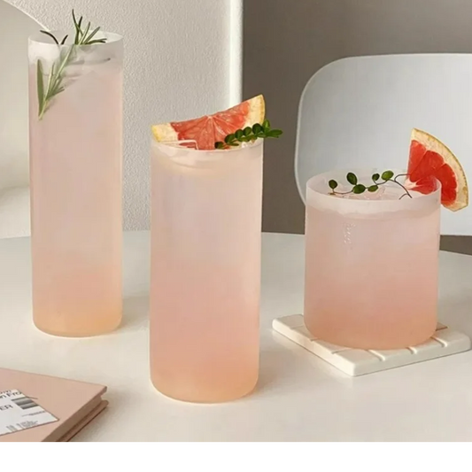 Glassware Japanese: Exceptional craftsmanship brings frosted straight glass cups for stylish daily use; for durable highball glasses—upgrade now, shop now.
