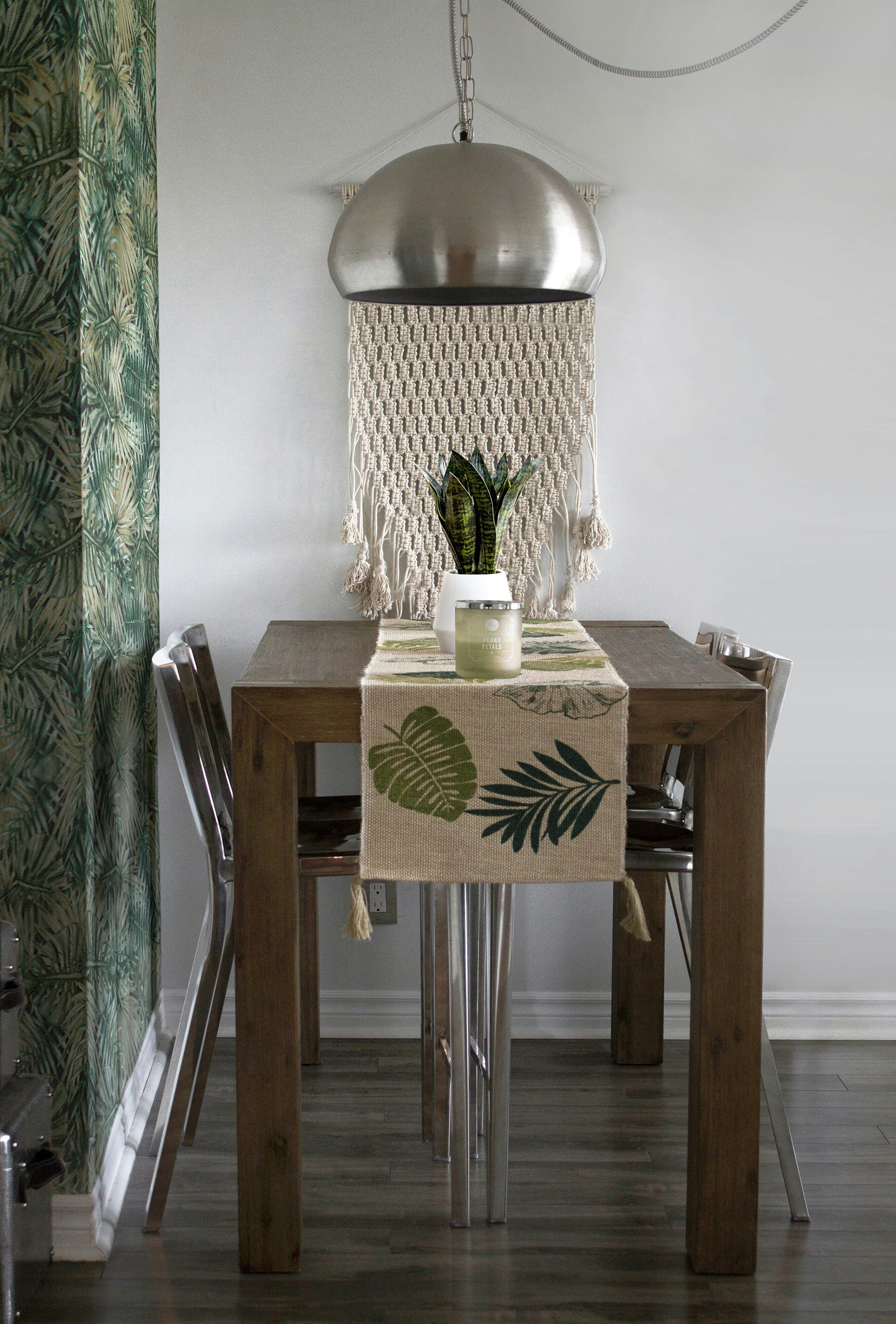 Artificial Olive Green Leaves Tree Branch 